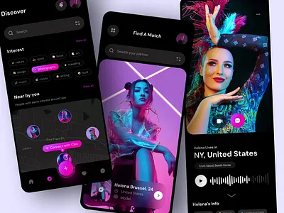 Dating App Design Mobile App adult app adult dating app designer app developer dating dating app dating app design hookup app love app marriage app marriage app design mobile app modern app design sugar daddy app ui animation ui designer ui developer ui kit