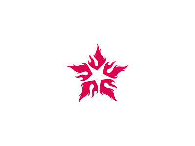 Fire star logo design fire graphic design illustration logo logodesign minimalist rezaalfarid204 star vector