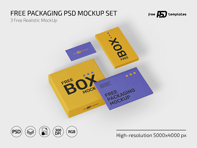 Free Packaging PSD Mockup box box mockup design free freebie mock up mockup mockups package packaging packaging mockup photoshop psd template templates