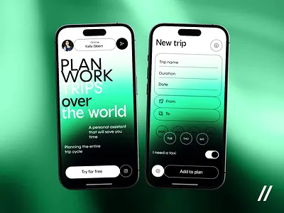 Business Trip Planner Mobile iOS App android app app design app interaction business design design ui interface ios location mobile mobile app plan planner product product design tour trip ui ux