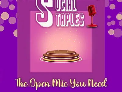 Event Post colour design designer eventpost graphic openmic photoshop post socialmedia socialmediapost typography