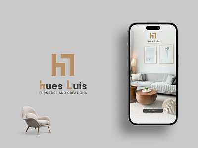 Hues Luis - Furniture Mobile App graphic design ui