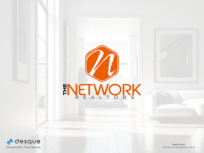 Logo Design - The Network Realtors brand design branding broker logo logo design minimalist modern real estate realtor visual identity