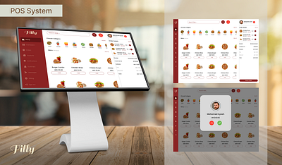 Filly Restaurant -POS System graphic design