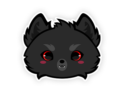 Cute Werewolf branding character demon design halloween horror icon illustration logo monster retro monster scary spooky werewolf wolf