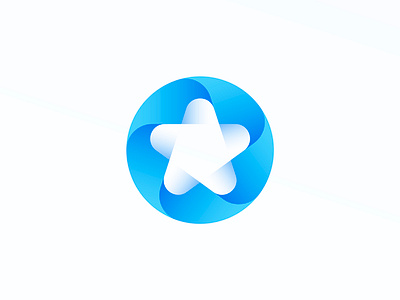 Star logo design by Vadim Carazan on Dribbble