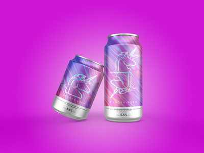 Unicorn Beer | Can Design beer branding can design design girlboss graphic design illustration ipa magic pink stout unicorn vector