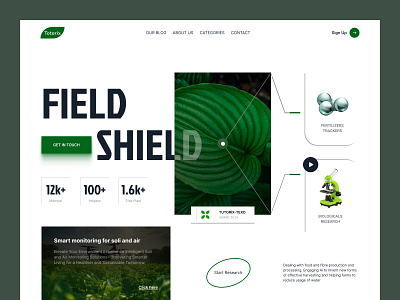 Totorix Website design interface product safe tree plant service startup tree plant ui ux web website