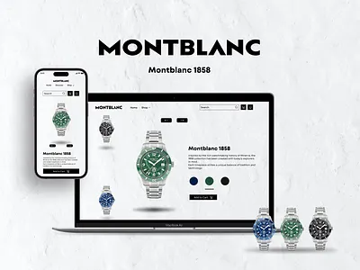 Men Watch Landing Page animation ui