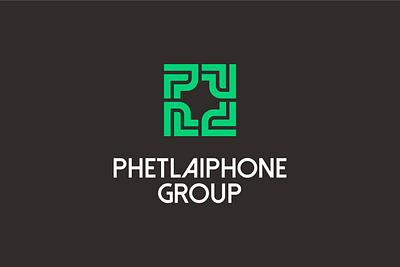 PHETLAIPHONE GROUP | LOGO DESIGN & BRAND IDENTITY animation branding company construction construction logo design graphic design illustration logo typography ui ux vector