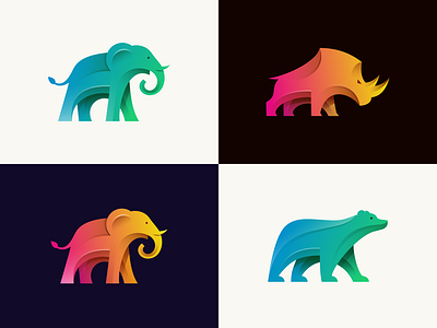 Animals animals branding graphic design logo