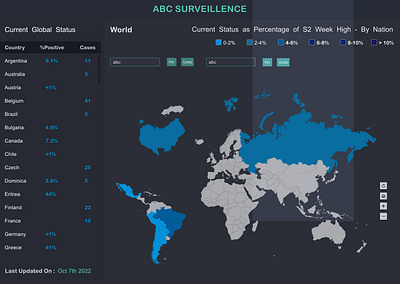 MAP VIEW DASHBOARD charts dark mode dashboard data visualization design filters kpi map trend ui ux