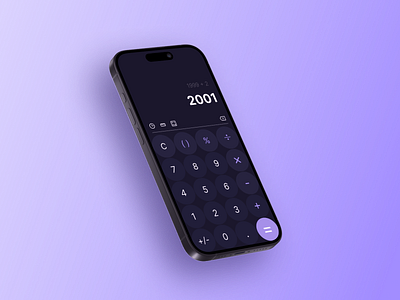 Calculator dailyuichallenge figma iphonedesign mobileui ui ux