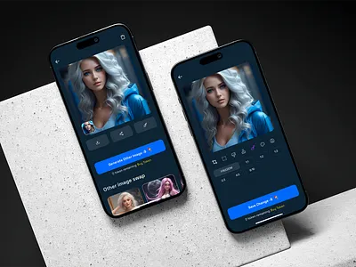 Face Swap - AI Editor ai app design faceeditor faceswap ios kit mobile template ui