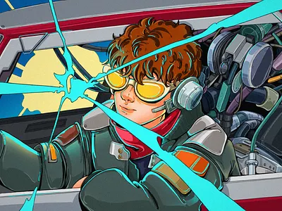 BREAK THE SHACKLES-01 color design ill illustration illustrations ui