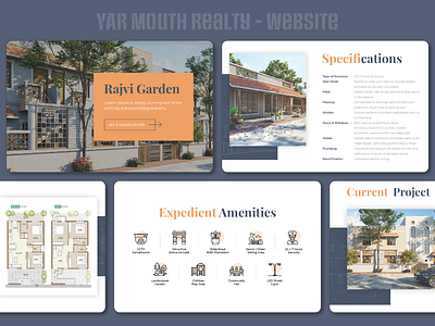 Yar Mouth - Real Estate Website architecture design interior real estate ui ui design web web layout web page website