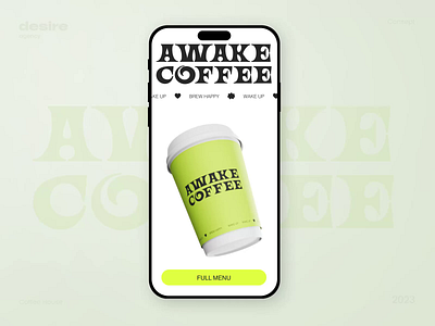 Сoffee Delivery App animation app intraction branding dashboard delivery design design ui desire agency graphic design illustration logo marketplace motion graphics product design shop ui