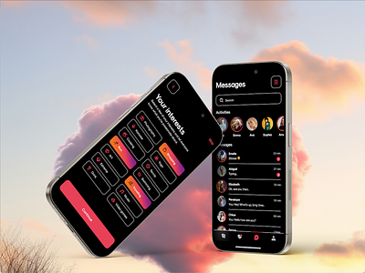 Dating App Ui Design agency animation app banking app branding calm app company dating dating app design match meditation app salon app ui uiux