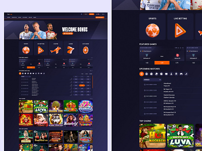 Online Casino Site UI for Brazilian Market betting bettingcasino brazil casino design gambling games igaming live live casino online online casino slot sport sportsbook ui uiux uiux design ux