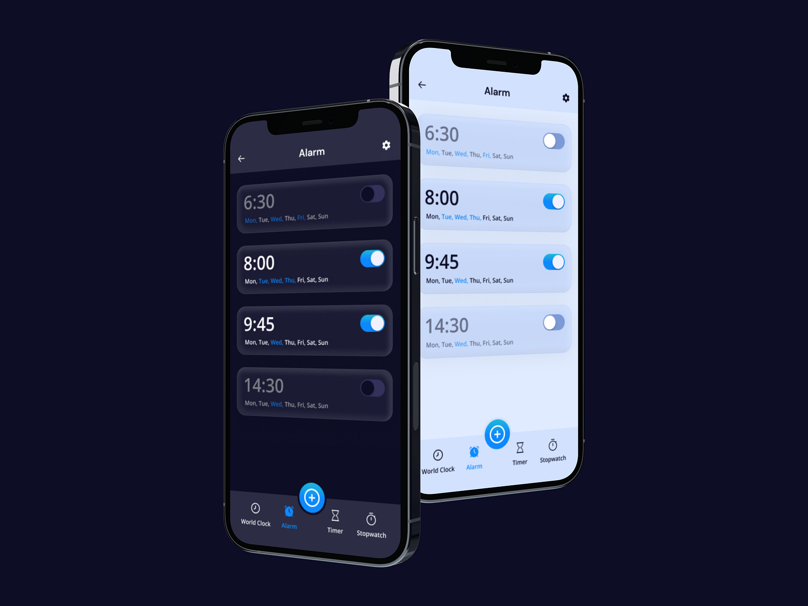 Toggle On/Off switch for alarm mobile app by Viktoryia Makaranko on ...