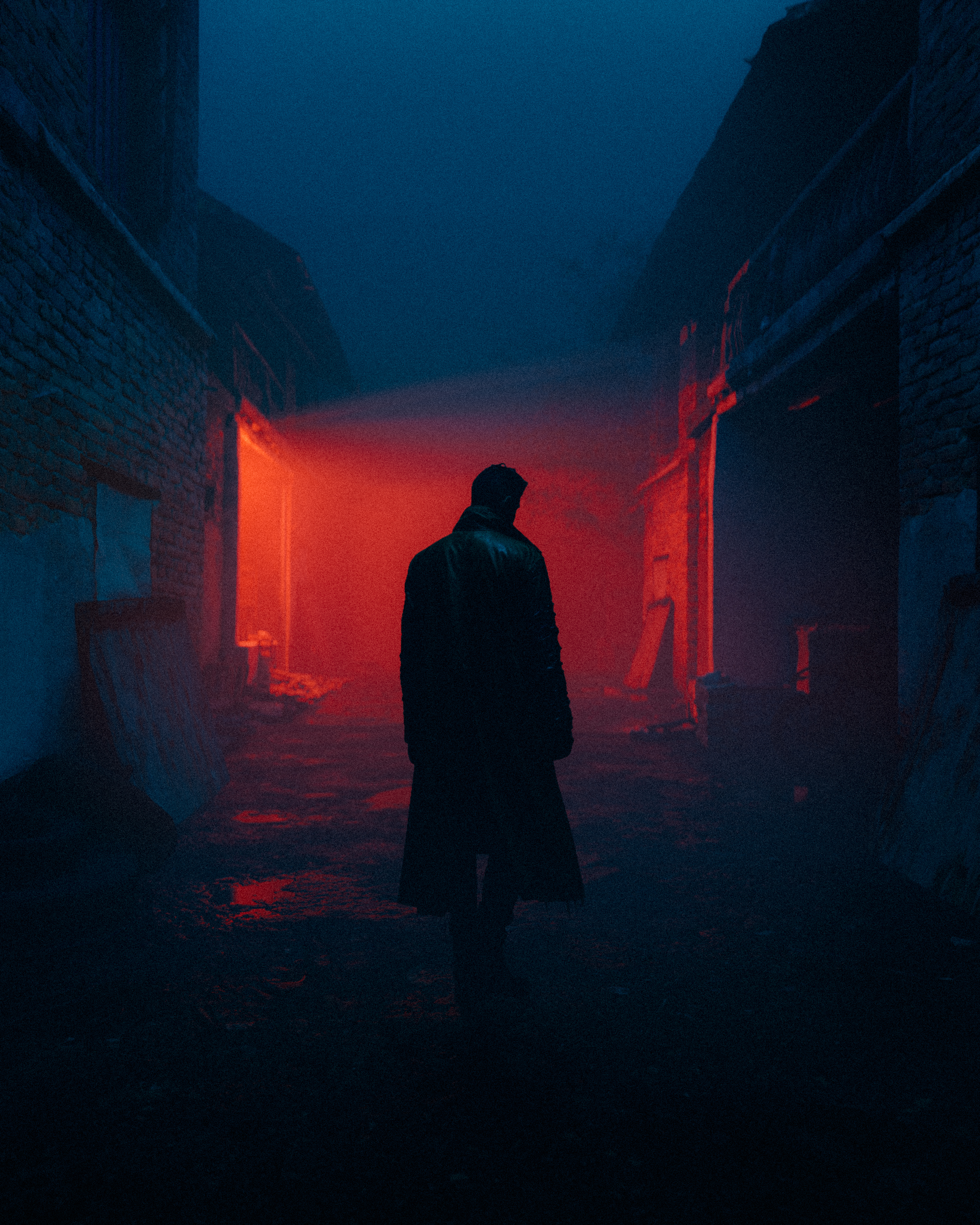 Phantom 3d cinema cinematic city dark digital art