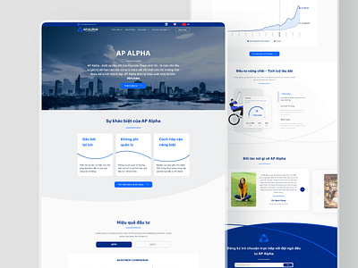 AP Alpha Website graphic design ui design website