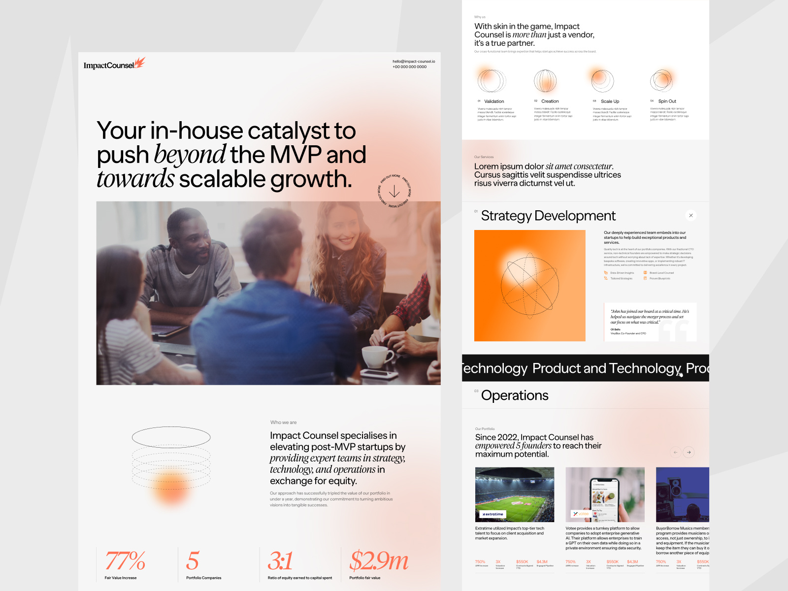 Example of Landing Page Design