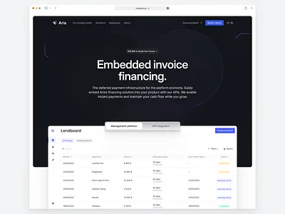 Aria's redesign concept blank concept craftwork design design system figma landing redesign ui web website