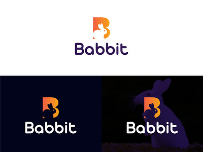 Concept :Letter (B + Negative space) Babbit Logo Design 3d babbitt bearing branding company logo creative logo custome logo design graphic design logo logo design logo designer logo meker logos minimalist logo mordern logo rabbit logo rabbits