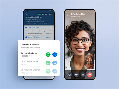 Simple l Teleconsult Doctors graphic design ui