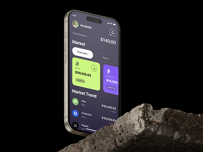 CoinConnect - Exchange app app branding clean concept crypto exchange finance graphic design mobile ui ux