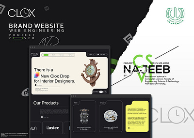 ClOX 3d animation 3d site advance css book covers cover design fynsec graphic design html css project project idea responsive website web design web engineering project website ideas