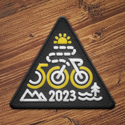 Festive 500 badge badges cycling rapha vintage