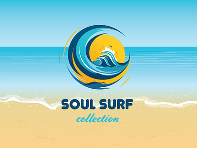 Soul Surf Collection branding graphic design logo