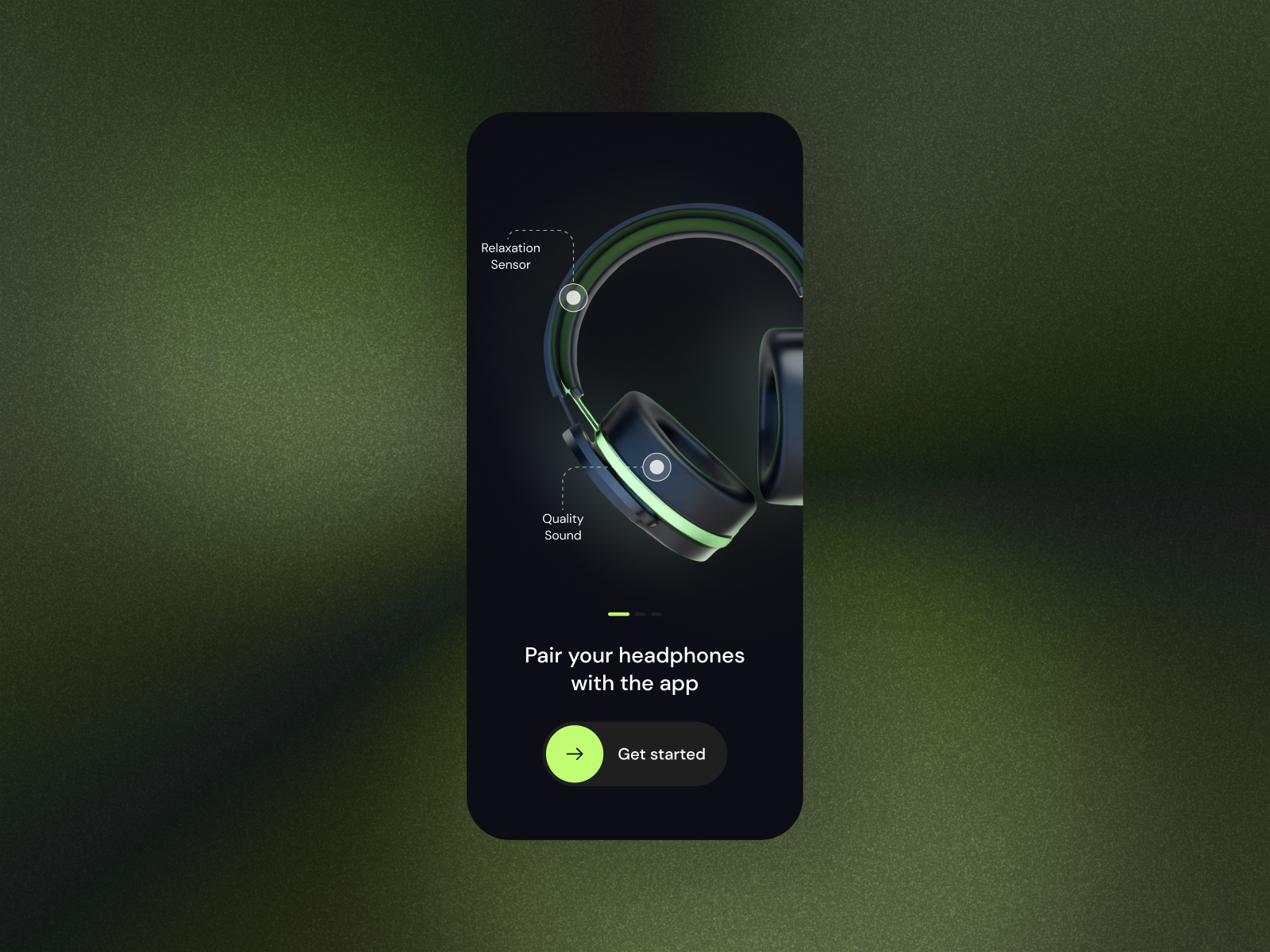 Prototype 🥧 - Smart Headphones Mobile App 🎧 animation dark ui design earbuds earphones headphones headset iot mobile app design mockup protopie prototype smart ui ui design uidesign uiux user interface ux uxui