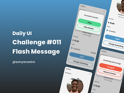 Daily UI Challenge #011: Flash Message calculation dailyui dialog flash ui