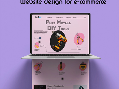Trendy website landing page design for the e-commerce website. banner banners branding e commerce ecombanner ecommerce banner landingpage logo product banner ui designer web design webdesign webdesigner