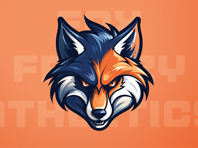 Fox Frenzy Athletics Mascot Design avatar branding design graphic design illustration logo typography vector