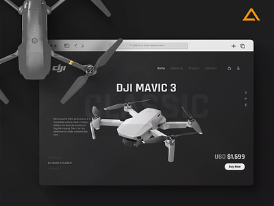 DJI Drone : Game-Changing Website Redesign Concept! 🚀✨ drone website drone website development ecommerce ecommerce website uiux web app development website website development