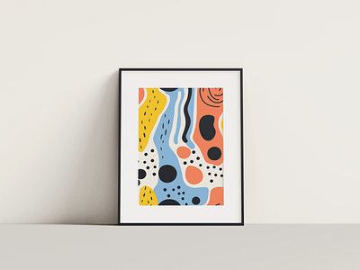 Colorful abstract pattern abstraction graphic design pattern poster print