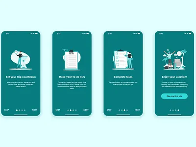 Daily UI - 023 Onboarding app app design daily ui design planner travel ui ui design ux ux design