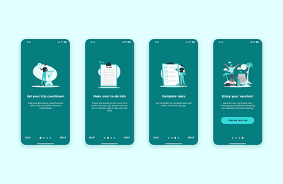 Daily UI - 023 Onboarding app app design daily ui design planner travel ui ui design ux ux design