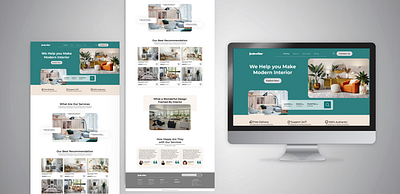 Interior Design Website design figma graphic design interior design interiordesignwebsite landingpage ui uidesign uiux website websitedesign