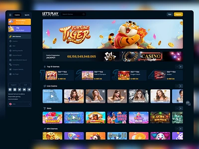 Promo Casino - Web Interface bat bat design casino casino art casino interface casino landing casino promo crypto casino gambling gambling promo game interface promo promo design slots sport batting ui web3