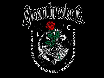 Poison rose apparel branding clothing design graphic illustration logo streetwear ui vector