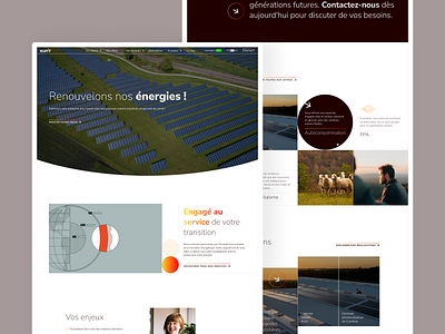 New graphic website for Sun'R Power brandingn graphic design graphic website logo ui website