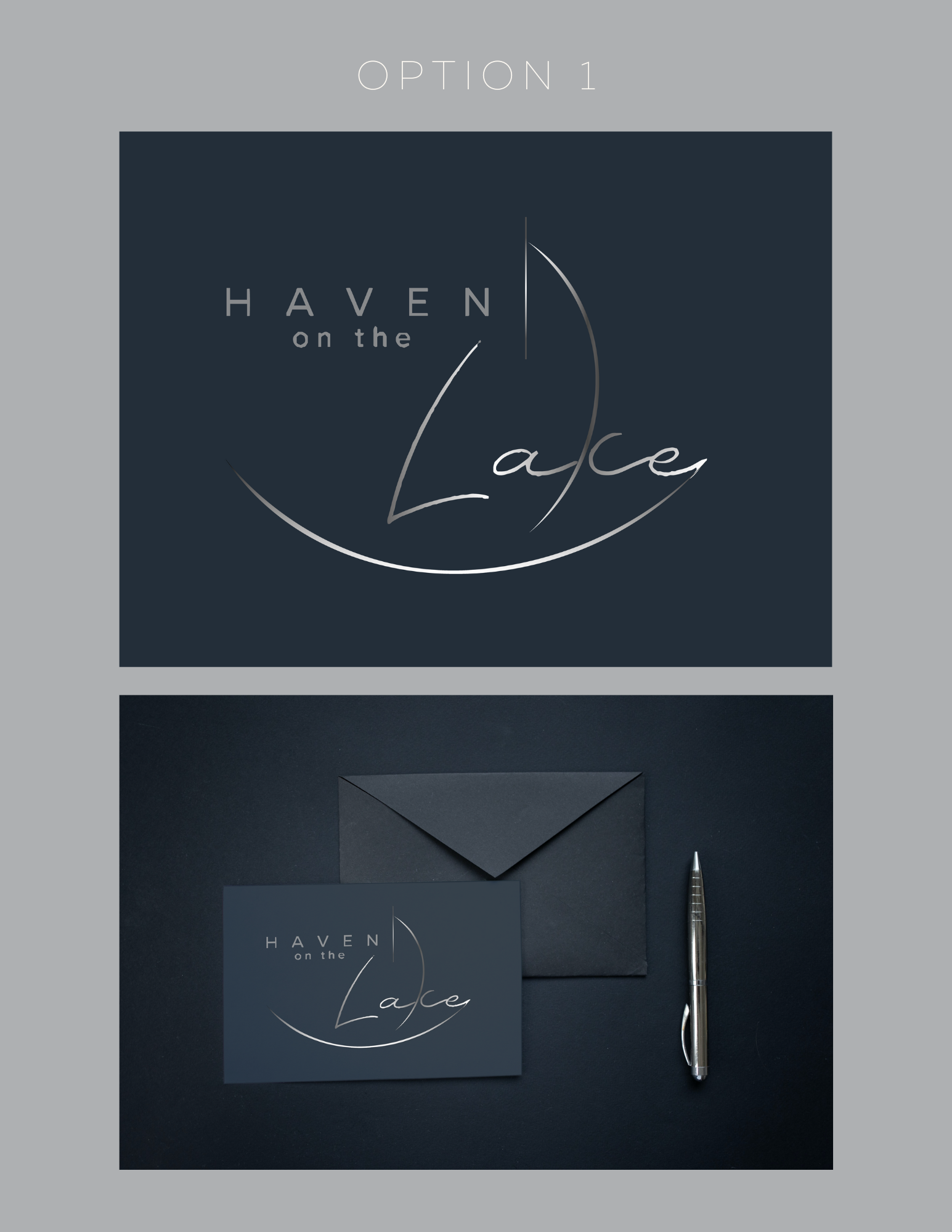 House on the lake logo branding house logo lake logo logo