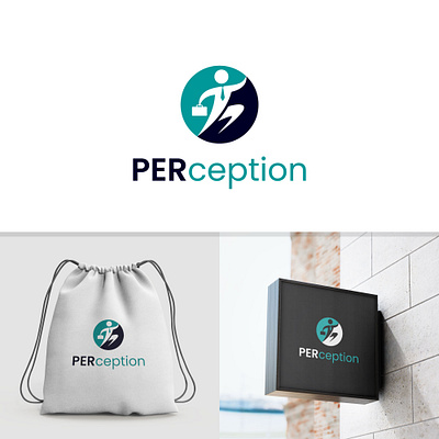 Logo Concept for PERception branding design graphic design human identity leader logo training training logo