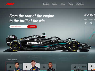 Formula 1 - Redesign design formula1 illustration redesign typography ui ux