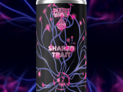 Parish Brewing "Shared Trait" beerdesign branding craft beer design graphic design illustration packaging